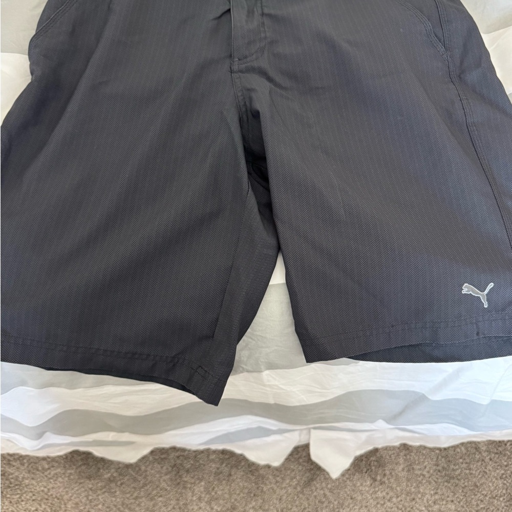 Puma Men's Black Golf Shorts